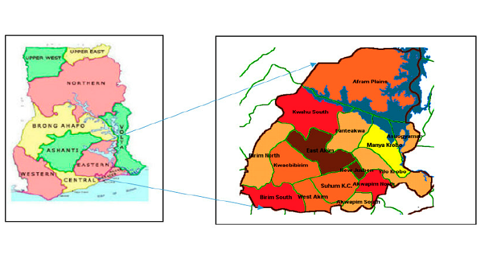 Map of Eastern Region Map of Eastern Region